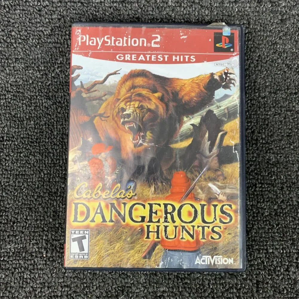 Cabelas Hunting PS2 Game Lot Of 4 (Playstation 2) Dangerous Hunts Safari Trophy